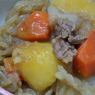 昆布茶が隠し味！牛スジの肉じゃが！